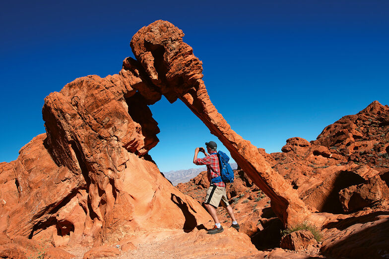 L’Elephant Rock, juste à l'entrée est du parc, porte bien son nom. Il faut absolument franchir les quelques mètres de dénivelé.