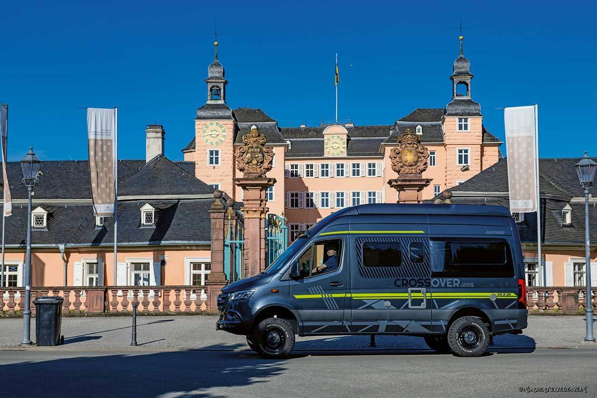 Sur les « Champs-Élysées », nous passons devant le château de Schwetzingen.